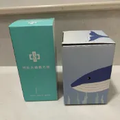 中鋼股東紀念品鈦水壺和鯨魚水杯，兩個合售$350