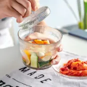 協貿國際日用品生活10館 一夜漬腌菜缸玻璃密封罐存儲罐泡菜缸家用儲物罐泡菜壇廚房咸菜缸