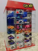 96格一般款Tomica Tomy DM多美小汽車 迪士尼 展示櫃 壓克力 32格/96格 旋轉 公仔 模型 收藏 防塵