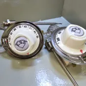 【附發票】EGO溫度控制器 有防水螺牙 2P 規格：30°C-110°C/50°C-300°C