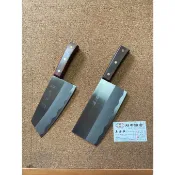 屏東 双中鐵店」庫存新品有年代感」一龍別作 劍型 方型 中華庖丁 中華廚刀 日本製 (尖型 玉桂刀 肉桂刀 文武刀