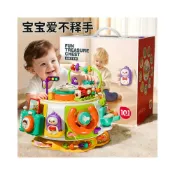 (店+)天才早教百寶箱六面體0到1歲6個月8嬰幼兒童寶寶益智忙碌玩具禮物
