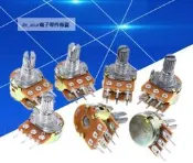 [已含稅]單聯雙聯電位器WH148可調B1K 2K5K10K20K 100K 50K 500K柄15/20MM