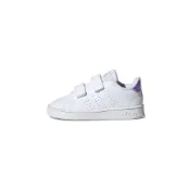 (店+)【adidas 愛迪達】FY4626 adidas neo ADVANTAGE 合成革 低幫 板鞋 白 嬰幼童