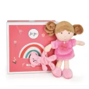 法國Doudou 我的第一個洋娃娃/玫瑰女孩(21cm)送禮