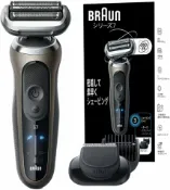 Metis (一年保固) Braun 德國百靈 7 系列 刮鬍刀 72-C1500s｜附智慧清洗機｜鬍鬚修剪器｜鈦金色限定款 日本正規品代購