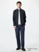 【UNIQLO】男裝/男女適穿 棉質舒適九分褲(泡泡紗) 484784