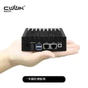 N4000/J4125迷你主機X86-P2軟路由2.5G網卡微型工控機主機愛快WIN無風扇靜音迷你工業主機低功耗