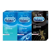 【蝦皮直營】Durex 杜蕾斯 激情裝/活力裝/熱愛裝王者型 衛生套(任選) 避孕套 安全套 Condom 螺紋 凸點