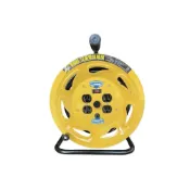 (店+)【spirit 電精靈】3蕊2.0mm動力電纜輪座延長線DL-3100Y(30米)/DL-3150Y(45米)塑膠軸心 中崙五金