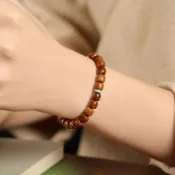 (店+)【EMMA SUE】菩提手鍊 佛珠手串 菩提子 手串 手鍊 手飾 庫克菩提手串 串珠手鍊 彈性繩 天然菩提 禮物