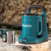 正隆五金 MAKITA牧田 36V充電式熱水壺 DKT360 800ml 單機 戶外露營 攜帶式熱水壺 原廠公司貨