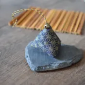 【日常聖殿】燙金艾草香包 艾草 藍色香包 端午節 手工香包 三角粽子香包 香袋 艾草 中草藥