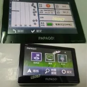 PAPAGO數位電視五吋聲控衛星導航，衛星導航，行動電視，小電視，迷你電視~PAPAGO多功能聲控衛星導航機~功能正常，