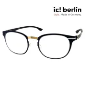 【ic! berlin】Ivan B. Matt Black/Rose Gold 德國薄鋼眼鏡 公司貨 台南時代