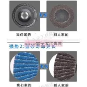 百葉片拋光輪角磨機千葉輪砂紙頁布輪不鏽鋼木工打磨片100拋光片