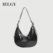 IELGY 復古餃子包 大容量時尚通勤托特包 小眾高級感斜背包