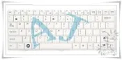 全新  ASUS EeePC 1000H,904HD,S101 原廠白色英文鍵盤 台中可面交