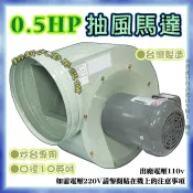 翔新大廚房設備◇全新【半碼馬力炒台馬達】抽風馬達 抽風機 0.5HP馬達 1/2HP馬達 餐飲設備 電壓110v 台灣製