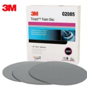 3M 海綿砂紙 2085Trizact-Blending-DISC鑽石結構(金字塔型)6英吋 3000番 水磨砂紙單片