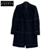 【DOKODEMO】Paul Smith 海軍藍 PY-BM-​​83376 羊毛混紡切斯特大衣，L 碼 [二手]