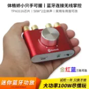 林之舍家居 功放機 擴大機 蘑菇迷你藍牙小功放機hifi大功率100W發燒家用汽車音響D類數字板「限時特惠」