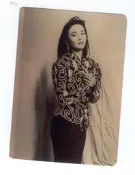 (玲2)  鄭裕玲  3*5 沖洗照片一張，早期圓角照片，保存還不錯!
