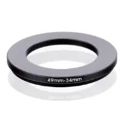 優質金屬濾鏡轉接環 大轉小 倒接環 49mm-34mm轉接圈  W182 
