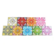 幸福香堂 【蓮花紙】九色雙面正彩印刷大悲神咒 小蓮花紙