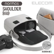 ELECOM normas休閒多功能側背包/相機包-灰