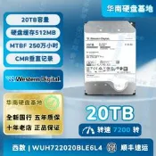 WD/西部數據WUH722020BLE6L4/604 20TB機械硬碟氦氣企業級HC560