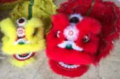 協貿國際日用品生活10館 兒童舞獅道具南獅小孩單人雙人羊毛獅醒獅幼兒園舞臺表演用品
