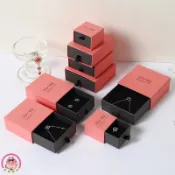 ✒✵客製化【首飾盒】銷售戒指耳環項鏈手鏈手鐲飾品盒 網紅款 精美首飾 包裝 抽屜紙盒 小柒