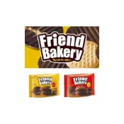 (店+)【Glico 格力高】(部分短效特價)+爆買日本+固力果 Friend Bakery可可風味烘焙餅乾 51g 可可豆 酥脆 夾心餅乾 日本進口