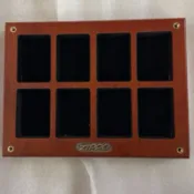 Zippo 【現貨全新品】 收藏盒材質美國櫻桃木可擺放單機8入壓克力膜沒撕