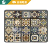 升級白底+可客製尺寸 瀝水墊 復古花磚瀝水墊 吸水吸油 廚房地墊 吸水墊 摩洛哥 鍋墊 湯墊 防滑墊 矽藻土 軟式地墊