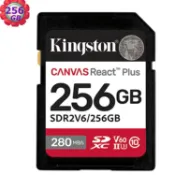 luckycard KINGSTON 256G 256GB SD SDXC Canvas React Plus V60 280MB/s SDR2V6/256GB UHSII 金士頓 記憶卡｜APP賺6%點數回饋