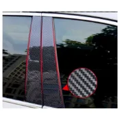 (店+)適用於HRV 3代 B柱碳纖維紋路貼HONDA HRV水轉印 卡夢內裝 改裝 防刮 耐磨