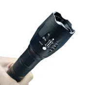 (店+)《附電子發票》伸縮變焦手電筒 COB側燈 P100 鋁合金 多段調光 防潑水 耐磨 登山 露營 強力磁吸 筆型 方便攜帶