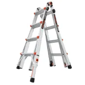 (店+)【Little Giant 小巨人】萬用梯 含自動腳 M17 4-7呎 16517-801 不含配件(工具梯 工作梯 梯子 樓梯)