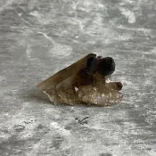 水晶簇- 黑水晶原礦 辦公室療癒微景觀 裝置擺飾
