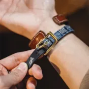 馬登工裝 復古boro百家布拼接手環黃銅頭層植鞣牛皮手鐲配飾品男