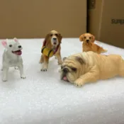 奧司玩具 寵物狗 鬥牛犬 沙皮狗 聖伯納犬 黃金獵犬 牛頭梗 動物模型 仿真玩具 公仔 擺飾