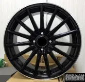 【CS-754】全新鋁圈 類VOSSEN VFS2 17吋 4孔100~5孔114~108~112~100 亮黑滾銀邊