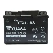【湯淺】YTX4L-BS AGM密閉型機車電池4號(同 GS統力 GTX4L-BS)