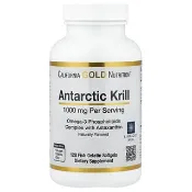【iHerb】California Gold Nutrition, 南極磷蝦油，Omega-3 磷脂複合物與蝦青素，天然草莓和檸檬味，120 粒魚明膠軟膠囊