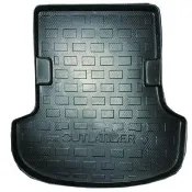 e系列汽車用品 三菱 2014年12月OUTLANDER 5人無平整化 行李廂墊 尾廂墊 汽車防水托盤 後廂墊