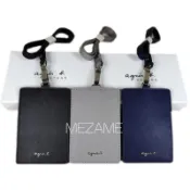 [MEZAME] 日本 法國 agnes b. 證件套 吊牌卡套 OUTLET 十字紋 B品 海外代購(直款・橫款)
