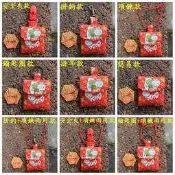 Sofie 機縫工房【富貴貓】迷你版加大版 安全夾平安符袋 掛鉤護身符袋 開運招財袋 手作項鍊符令袋 手工鑰匙圈香火袋