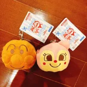 在台現貨 日本 🇯🇵 麵包超人博物館限定 麵包超人 小紅莓 頭型票夾 伸縮 票卡夾 零錢包